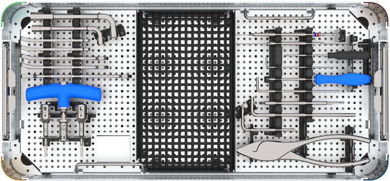 An image of External Fixation Hardware Removal Tray.